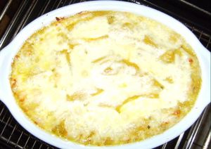 gratin de potimaron au fromage à raclette