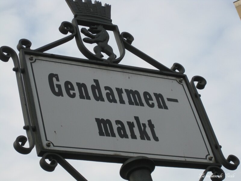 Panneau Gendarmenmarkt