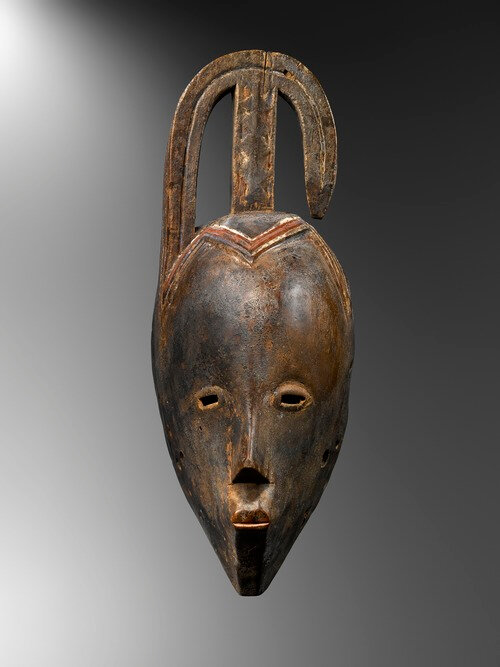 Masque rituel de type Gou, culture Gouro