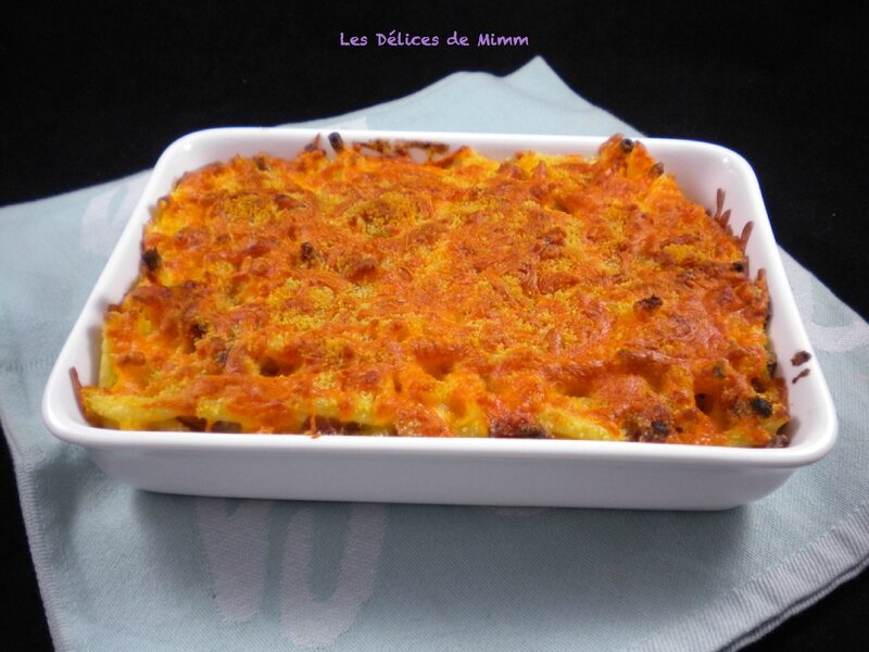 Mac and cheese aux lardons2