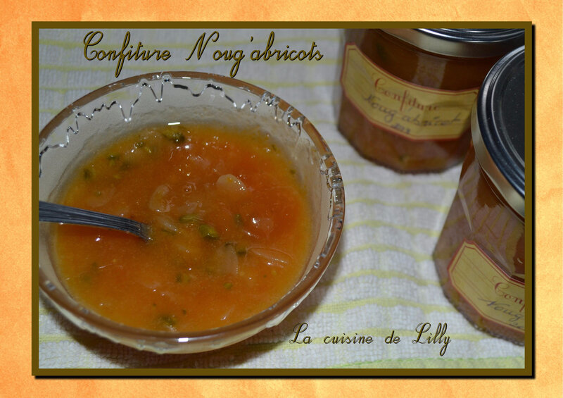 confiture noug'abricots