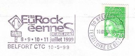 Flamme Eurockéennes 1999R