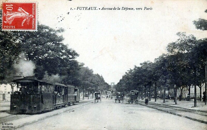 1910-05-31 Léon Dumas d'Epenède - Puteaux-octroi-avenue-de-la-defense-circulee-1914