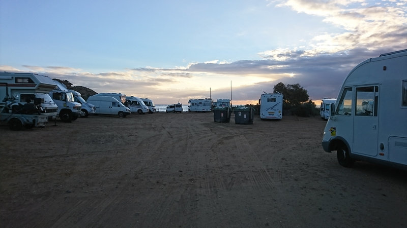 13 janv 22 - Aguilas camping sauvage plage Higuerica (3) copie blog