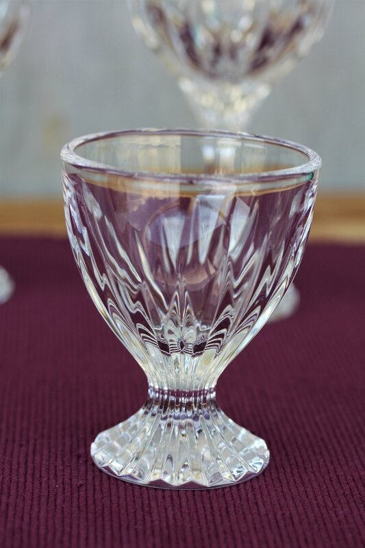 Moutardier en cristal Baccarat Massena