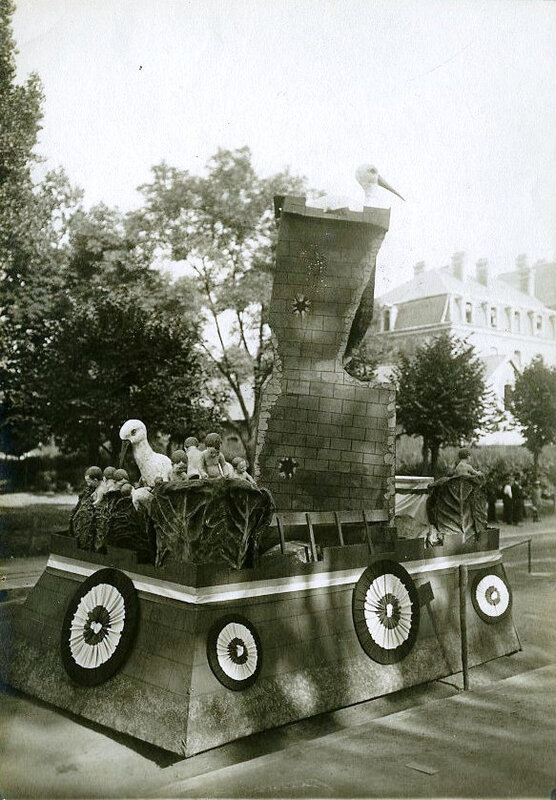 5FB3 1919 08 15 Belfort Photo Fêtes patriotiques Lieu où Tour de la Miotte