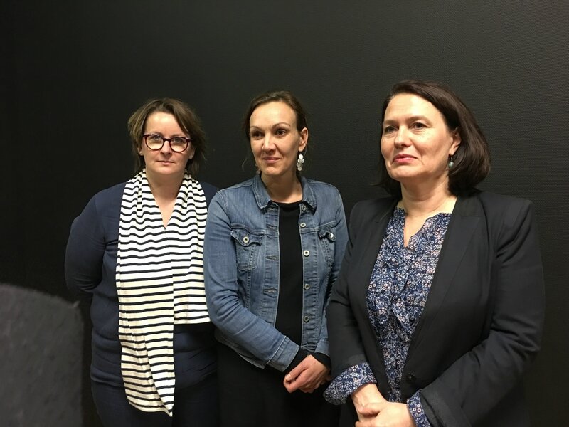 Catherine Brunaud-Rhyn Peggy Cochat Jessie Orvain vice-président femme communauté agglomération Mont-Saint-Michel janvier 2017 Genêts Avranches Isigny