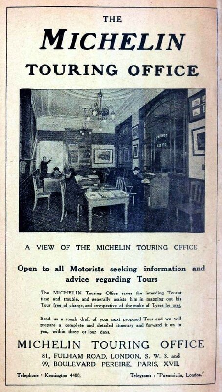 The Michelin touring office