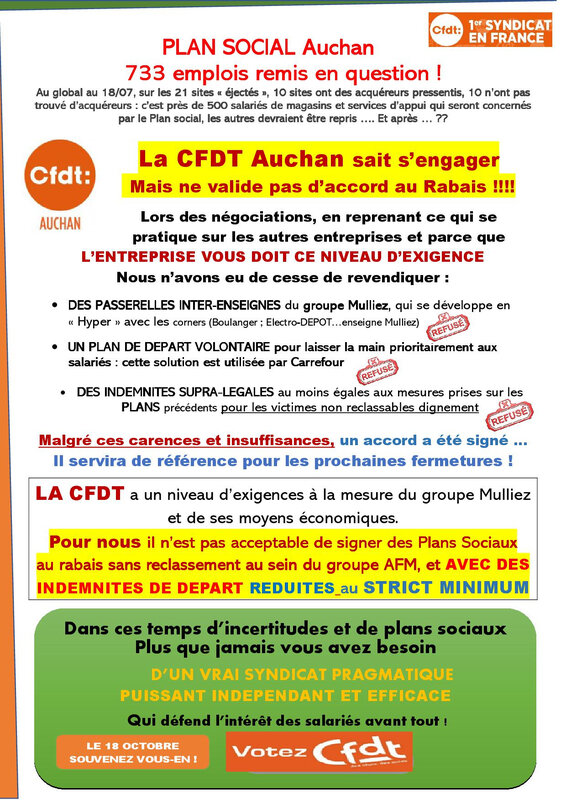 PLAN SOCIAL Auchan