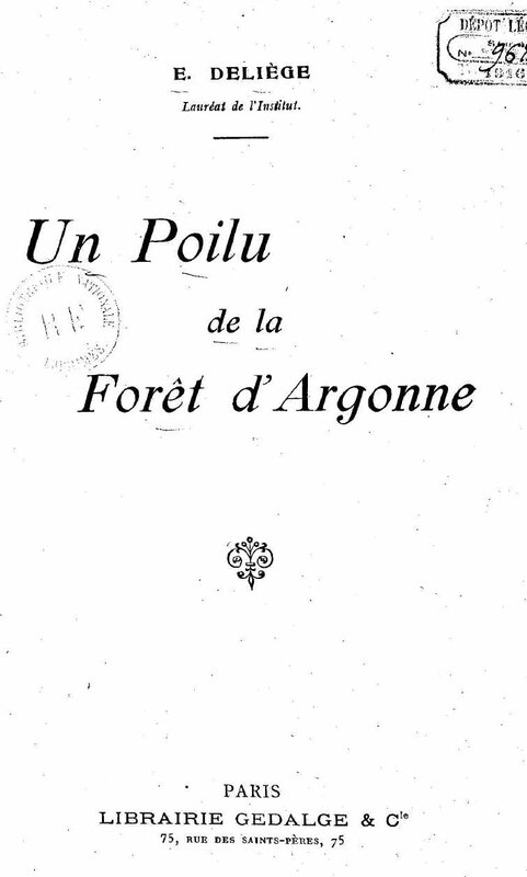 Un poilu de la forêt d Argonne