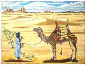 Touareg et son chameau