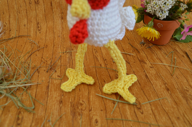 Coco masqué-coq crochet-amigurumi-laine-La chouette bricole-Pas à pas de chat (15)