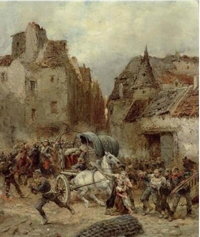 Beauquesne, pillage pendant la guerre de 1870