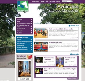 nouveau site internet ville Avranches 50