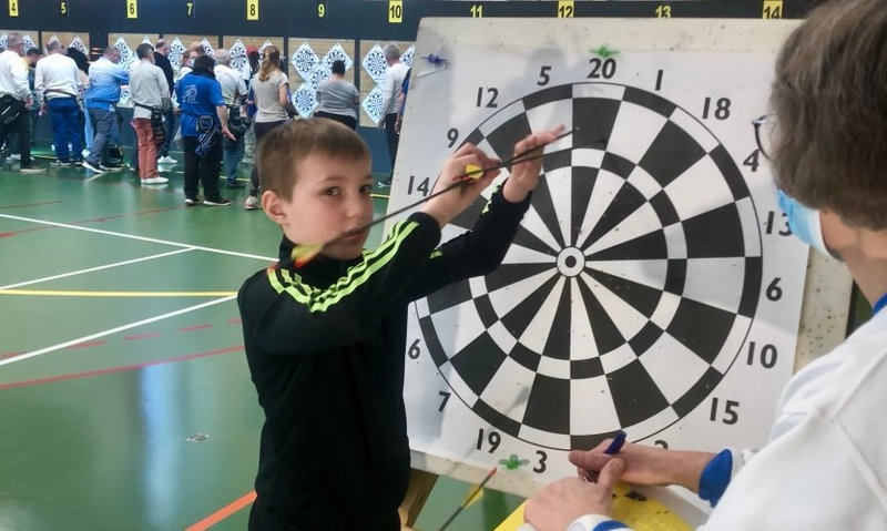 ARCHERS 3 RIVIÈRES 2022 JUSSY blason fléchettes