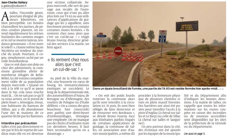 2022 08 12 SO Les recalés de l'A63 ouchonnent à Salles2