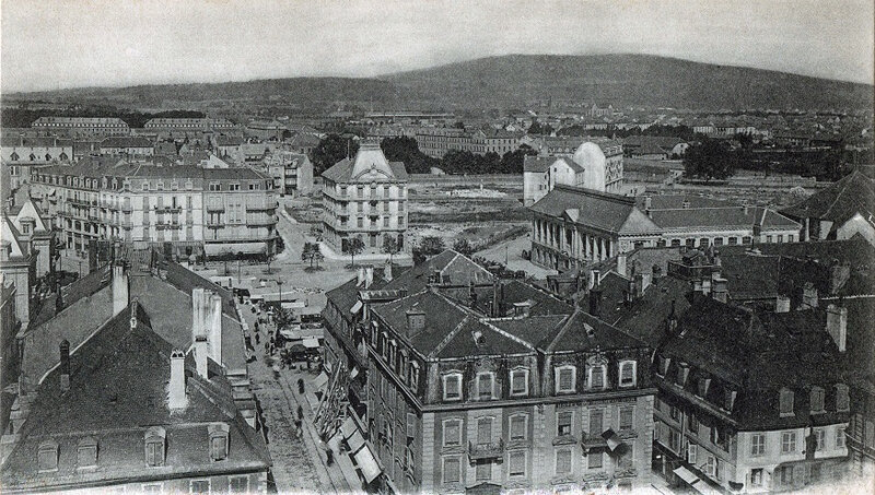 Photo Belfort Rue Porte de France 1904 BF