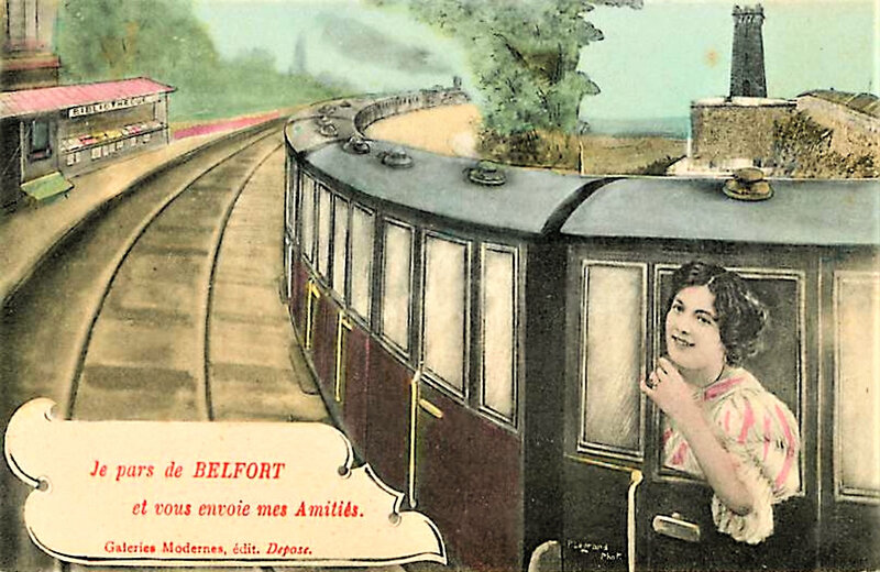 CPA Belfort Je pars Femme R