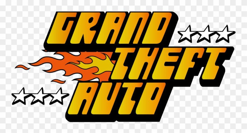 Clipart du logo de la saga de jeux vidéo Grand Theft Auto 