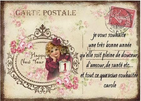 carte postale+texte