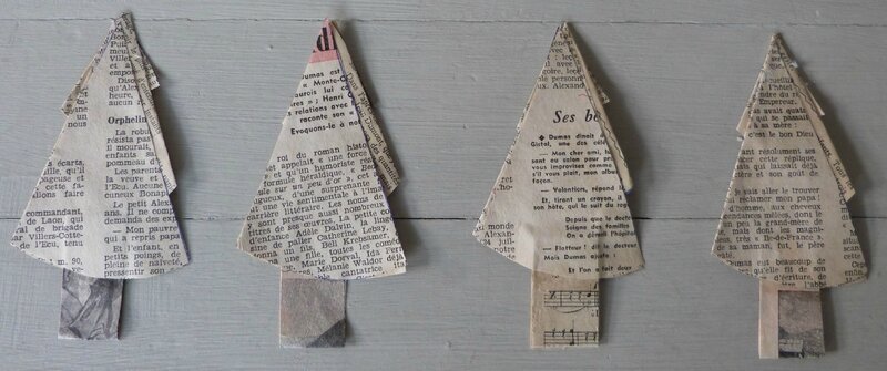 Christmas Tree papier ancien (5a)