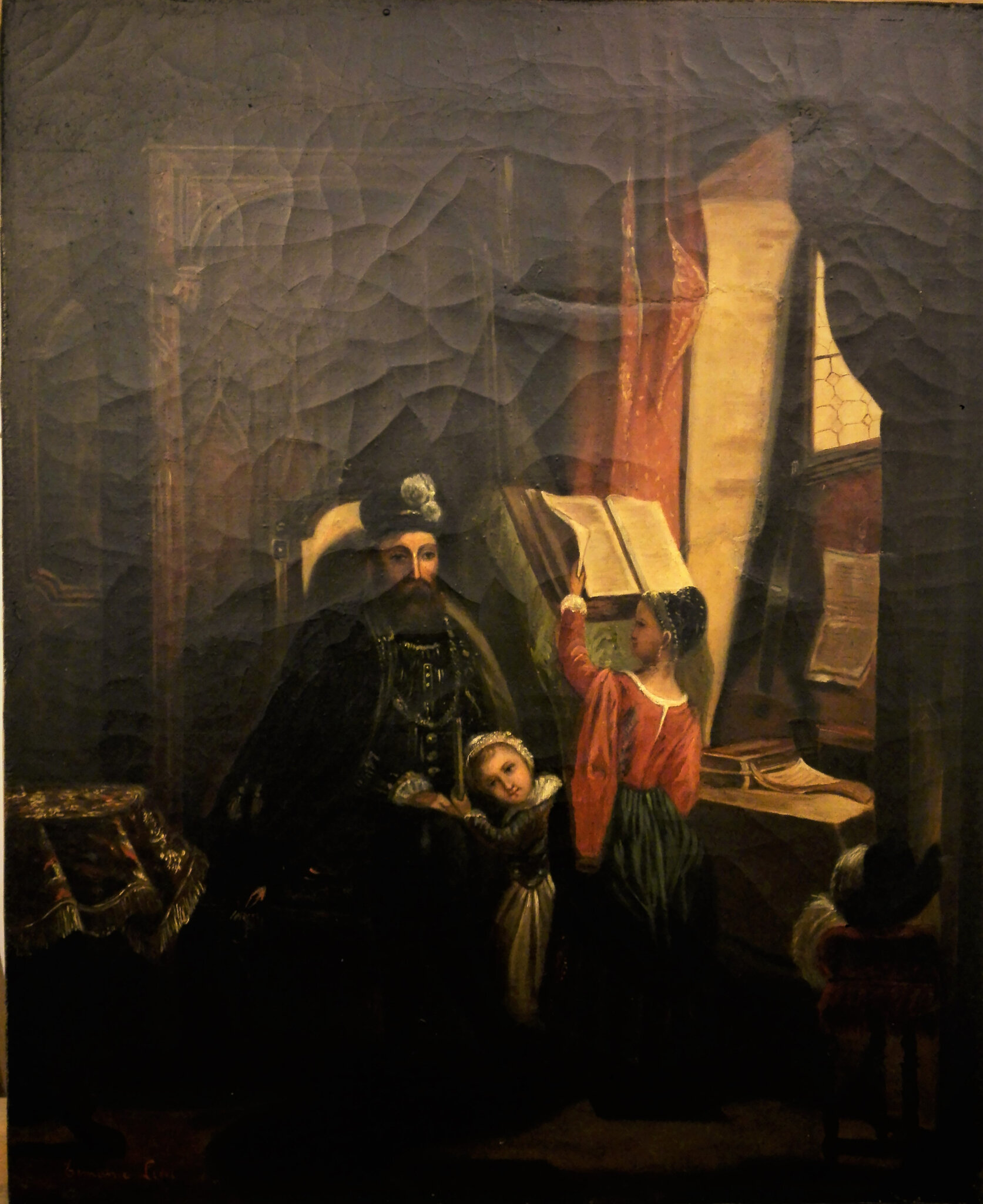 Scène d'intérieur d'Ermanec Levvi après restauration
