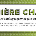 <b>Dernière</b> chance Mini-Catalogue Janvier Juin 2022