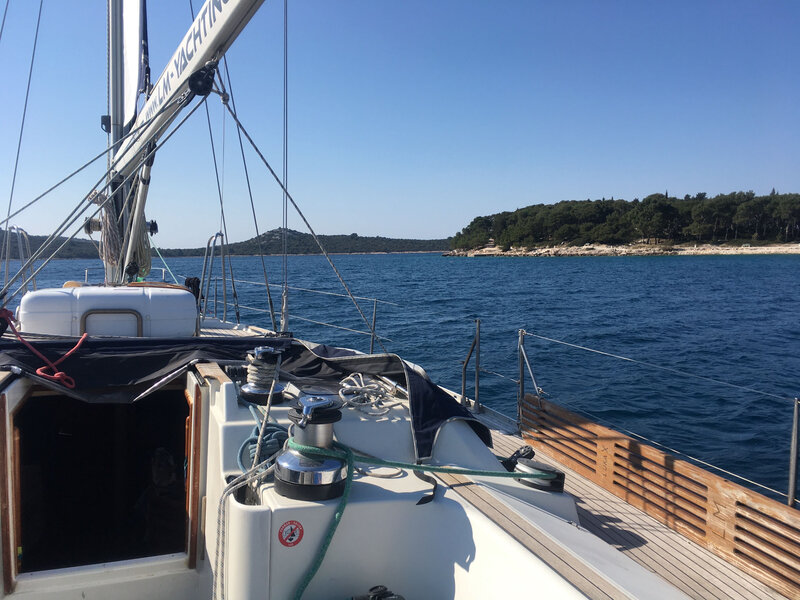 Dans la baie Ouest de Rogoznica, jeudi 19 mars 2020