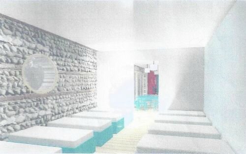 projection salle de repos