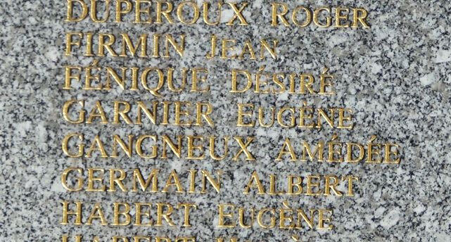 Choussy monument aux morts