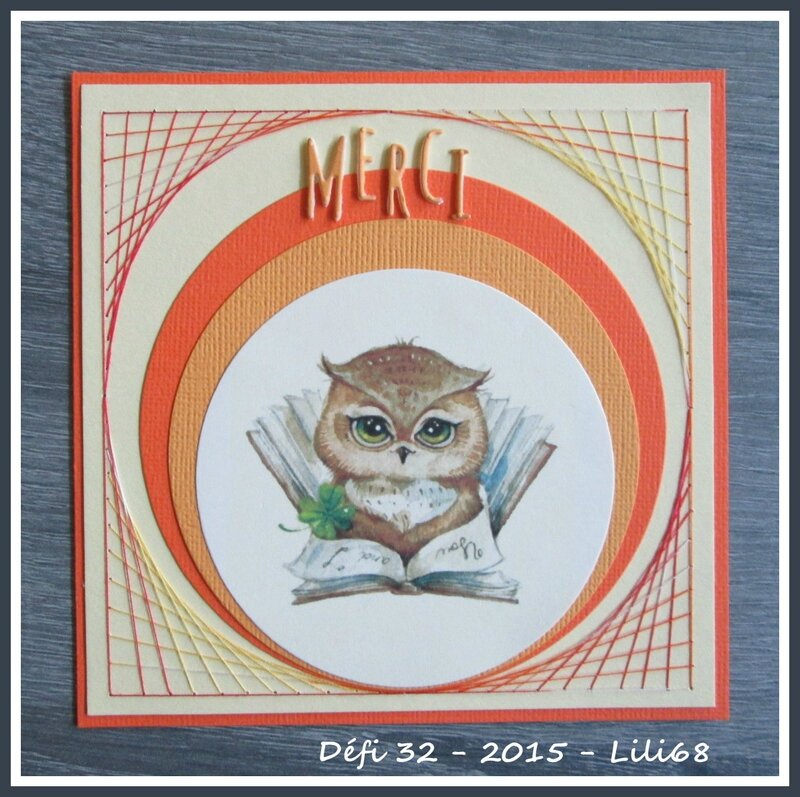 Défi 32 - 2015 - Lili68