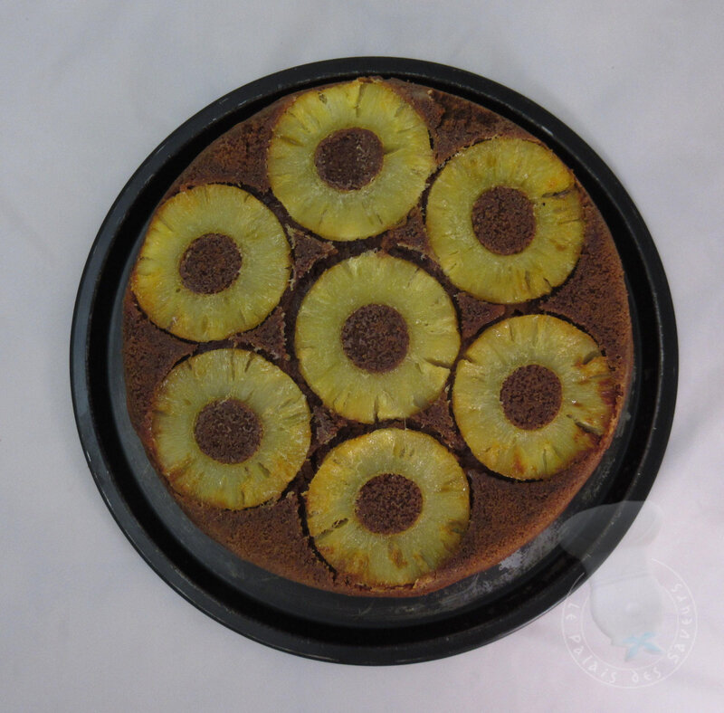 Cheesecake renversé à l'ananas et aux Spéculoos