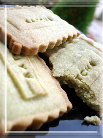 Petits sablés au thé matcha Petits sablés au thé matcha