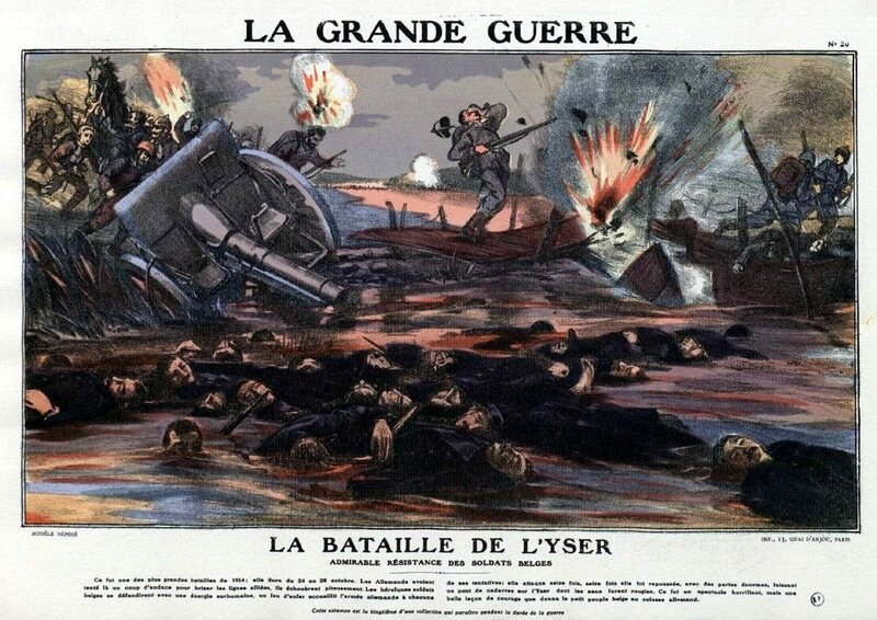 Grande guerre bataille de l Yser