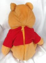 Doudou Peluche Range Pyjama Winnie l'Ourson T-Shirt Rouge Disney Jemini