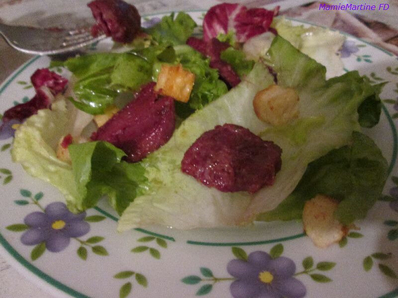 Salade de gésiers4