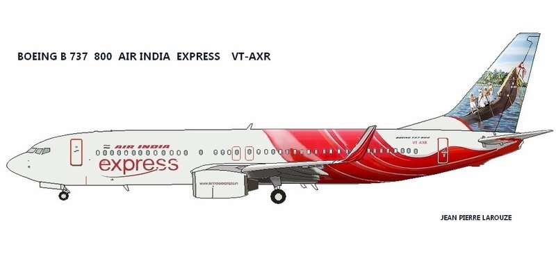 b737 800 air india VT AXR