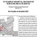 Appel à bénévoles - fouilles <b>archéologiques</b> Occitanie