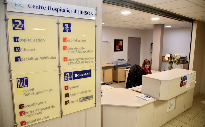 CENTRE HOSPITALIER HIRSON 2020 ACCUEIL panneaux