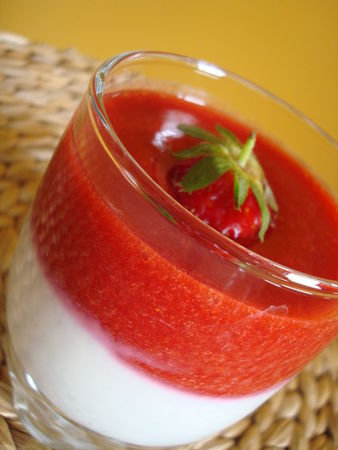 pannacotta fraise legere cathytutu lyon instagram verrine trop bon facile