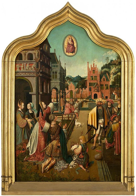 19: Jan Mostaert, La Sibylle de Tibur, années 1520