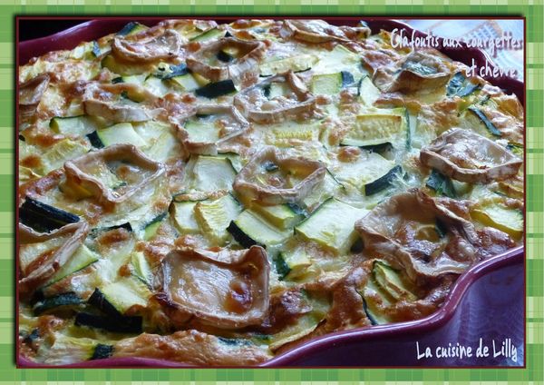 clafoutis courgettes