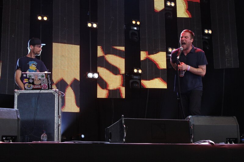 Glastonbury festival samedi 27 juin 2015 Sleaford Mods John Peel stage
