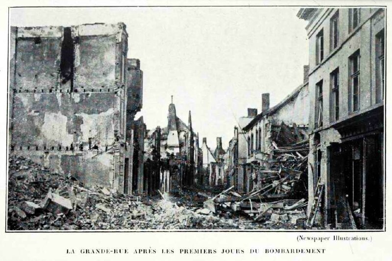 Dixmude bombardée