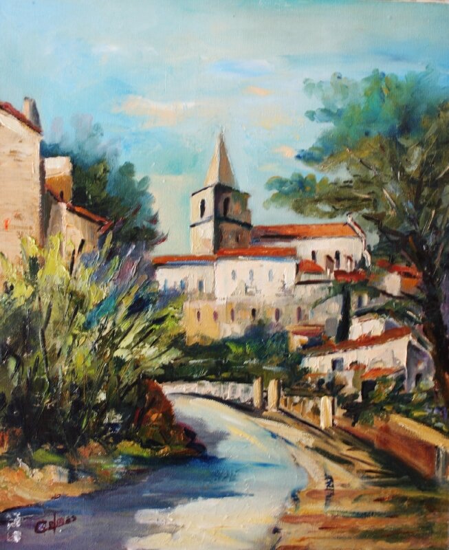 Paysages de Provence (peinture à l'huile)  Album photos  Serge Delmas