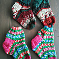 Mini-<b>chaussettes</b> de Noël