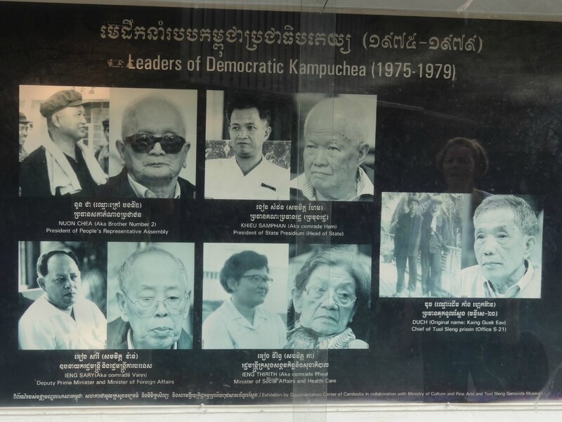 Photos des principaux dignitaires Khmers Rouges