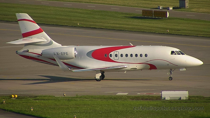 Dassault Falcon 2000LX (LX-EPE) Global Jet Luxembourg-