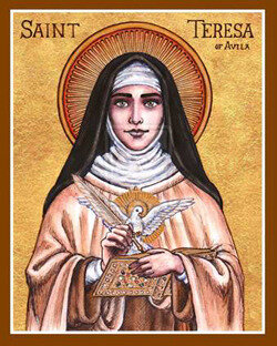 Thérèse d'Avila inspirée