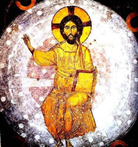 Ascension du Christ, coupole d'une église